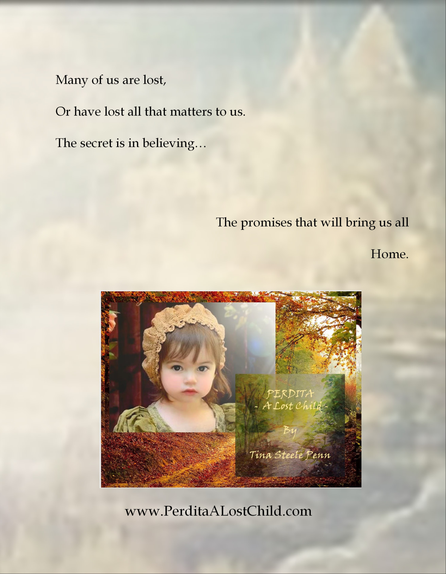 Brochure page: Many of us are lost